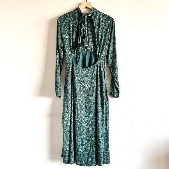 Free People Loveless Printed Midi Dress | Size US 6 | NWT (See Notes) - Picture 4 of 16